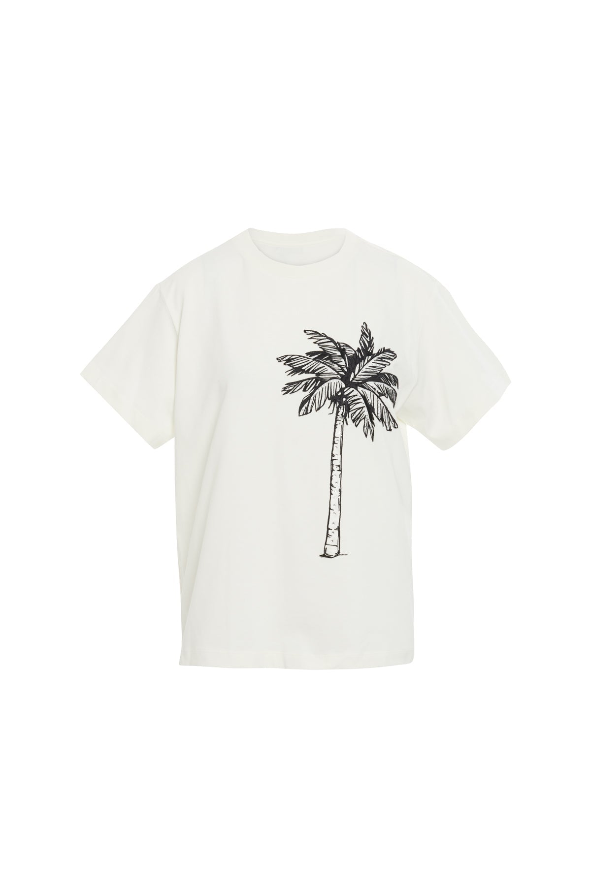 Ecru Printed T-Shirt