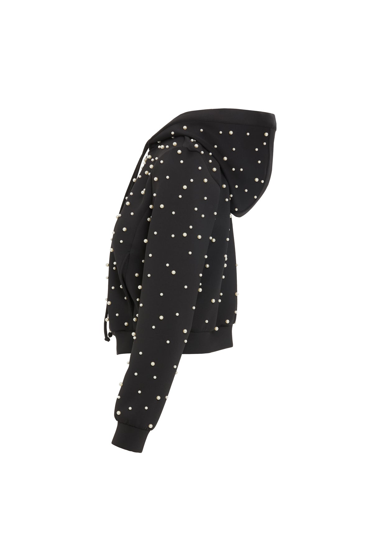 Black Pearl-Detail Sweatshirt