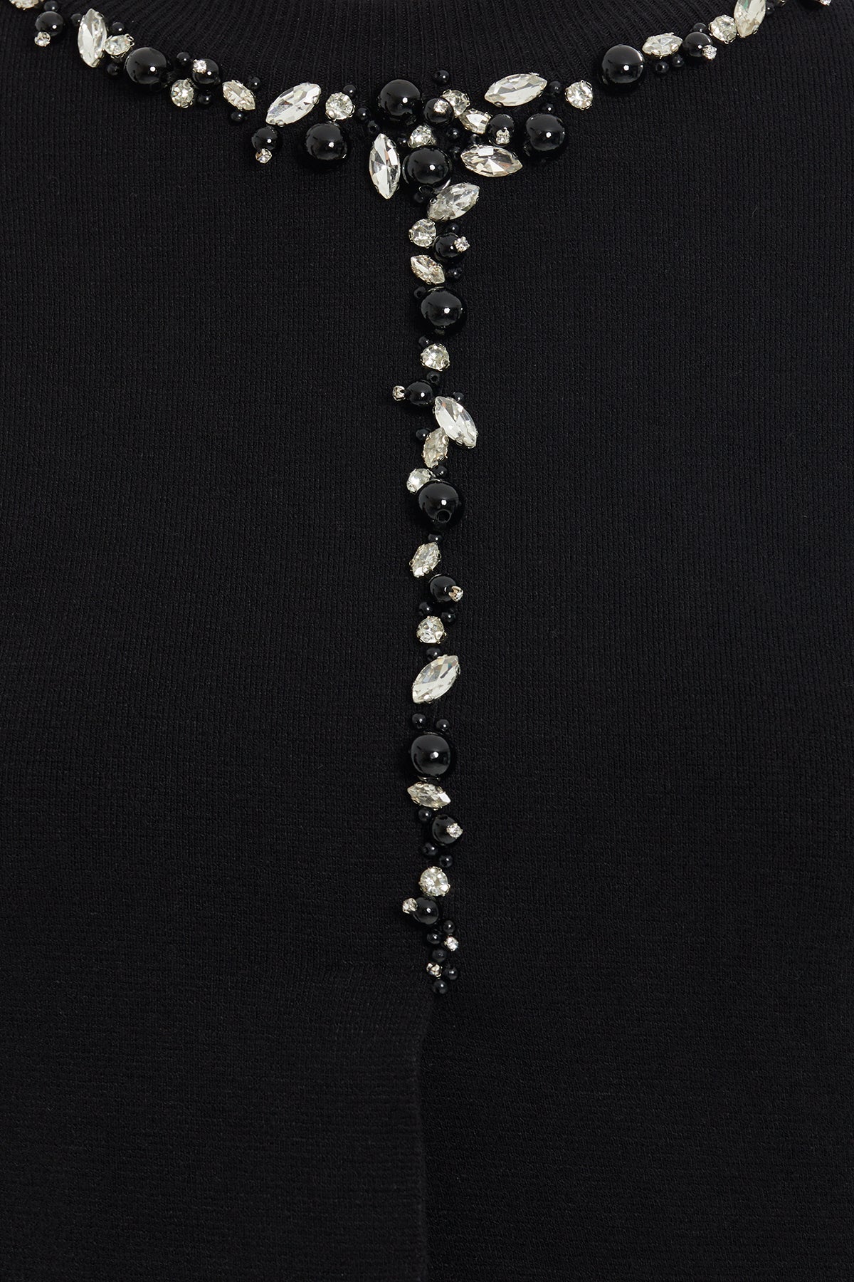 Organza Sleeved Knit  Sweater