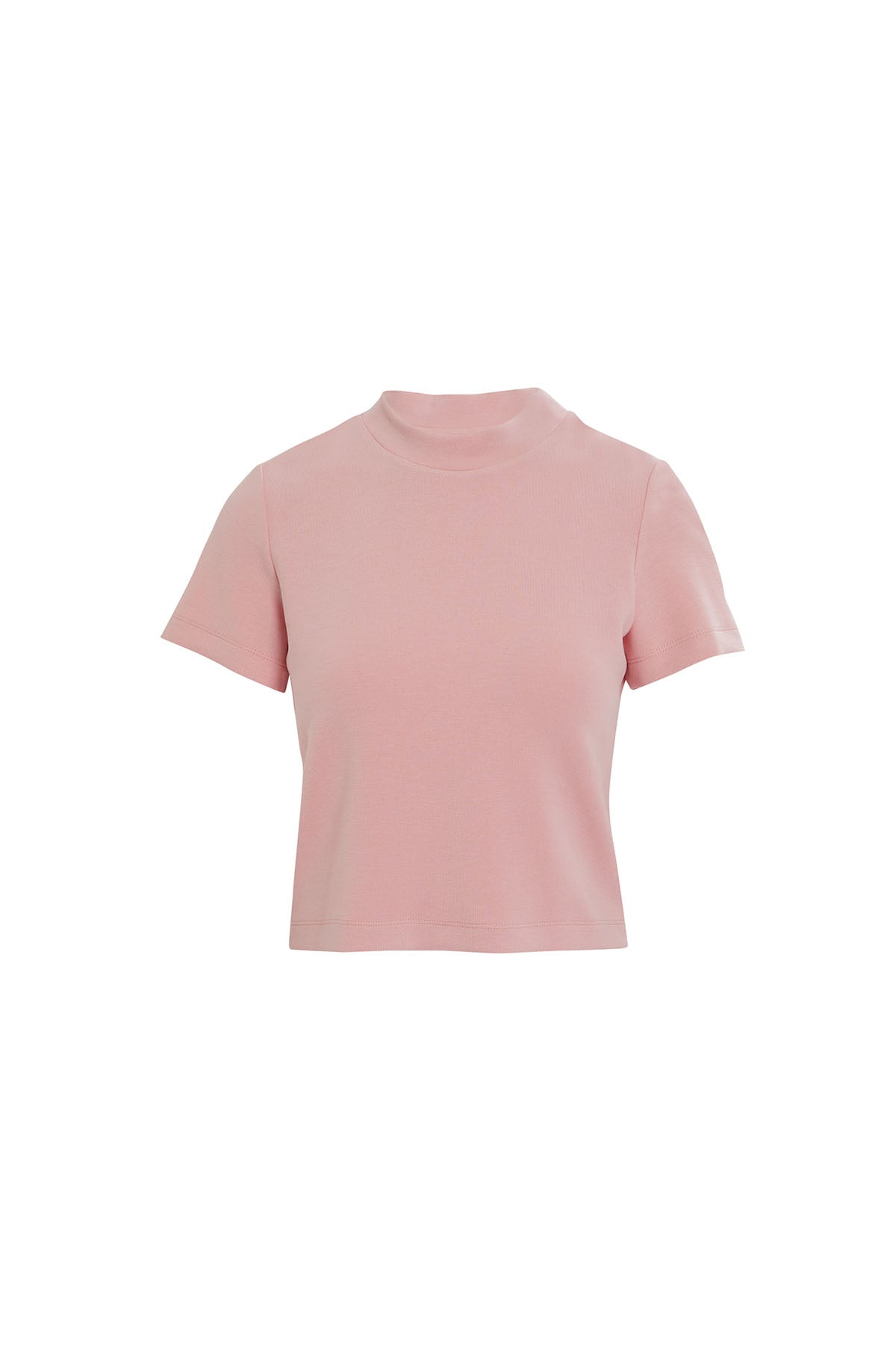 Pink Crop-Top T-Shirt
