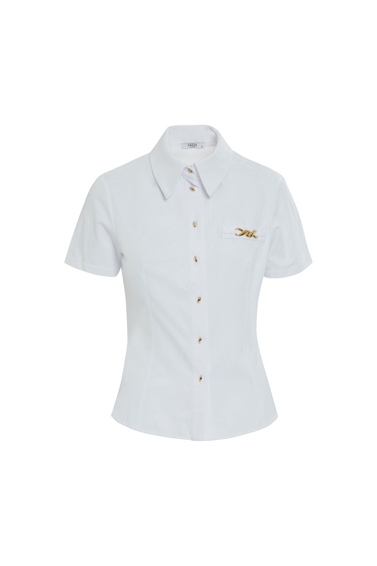 White Short-Sleeve Shirt