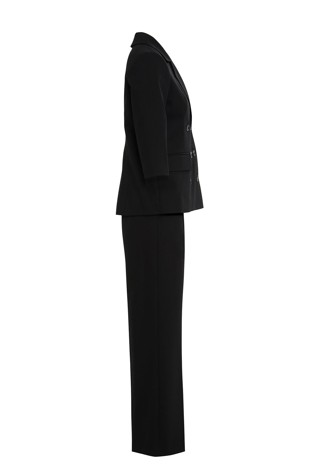 Black Suit with Short-Sleeve Jacket