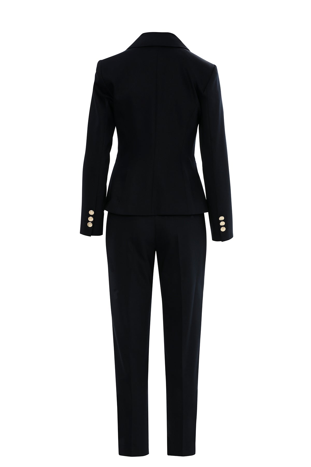 Black Suit with Ankle-Length Trousers