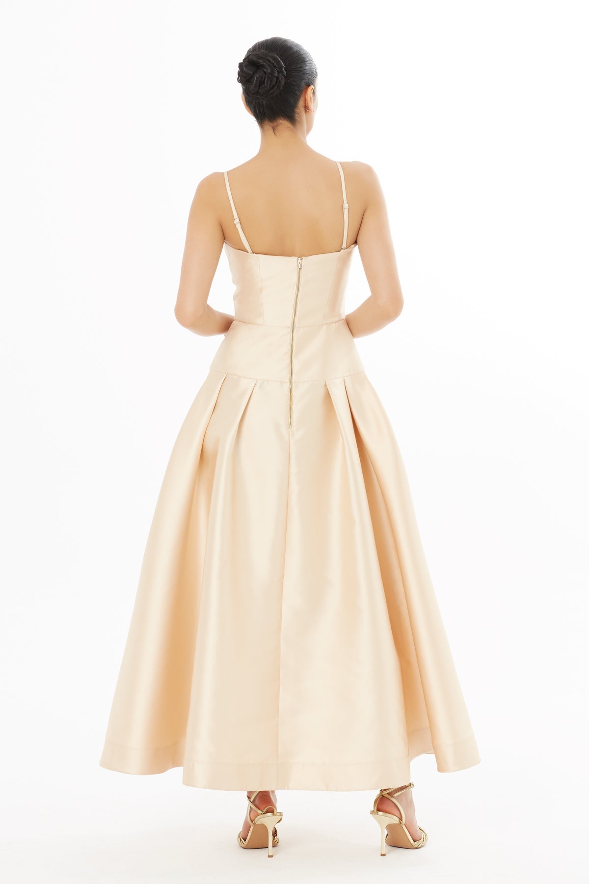 Pink Embroide Ruffled Dress