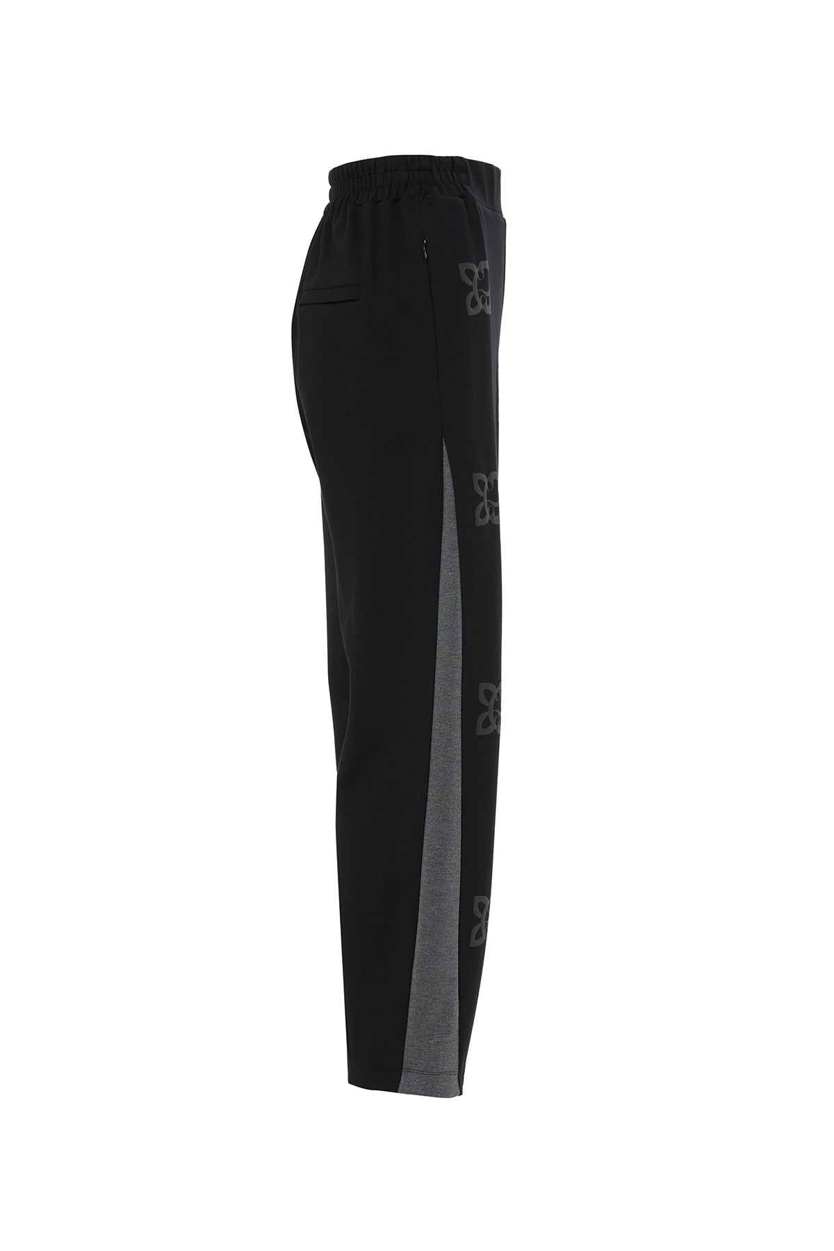 Navy Wide-Leg Sweatpants