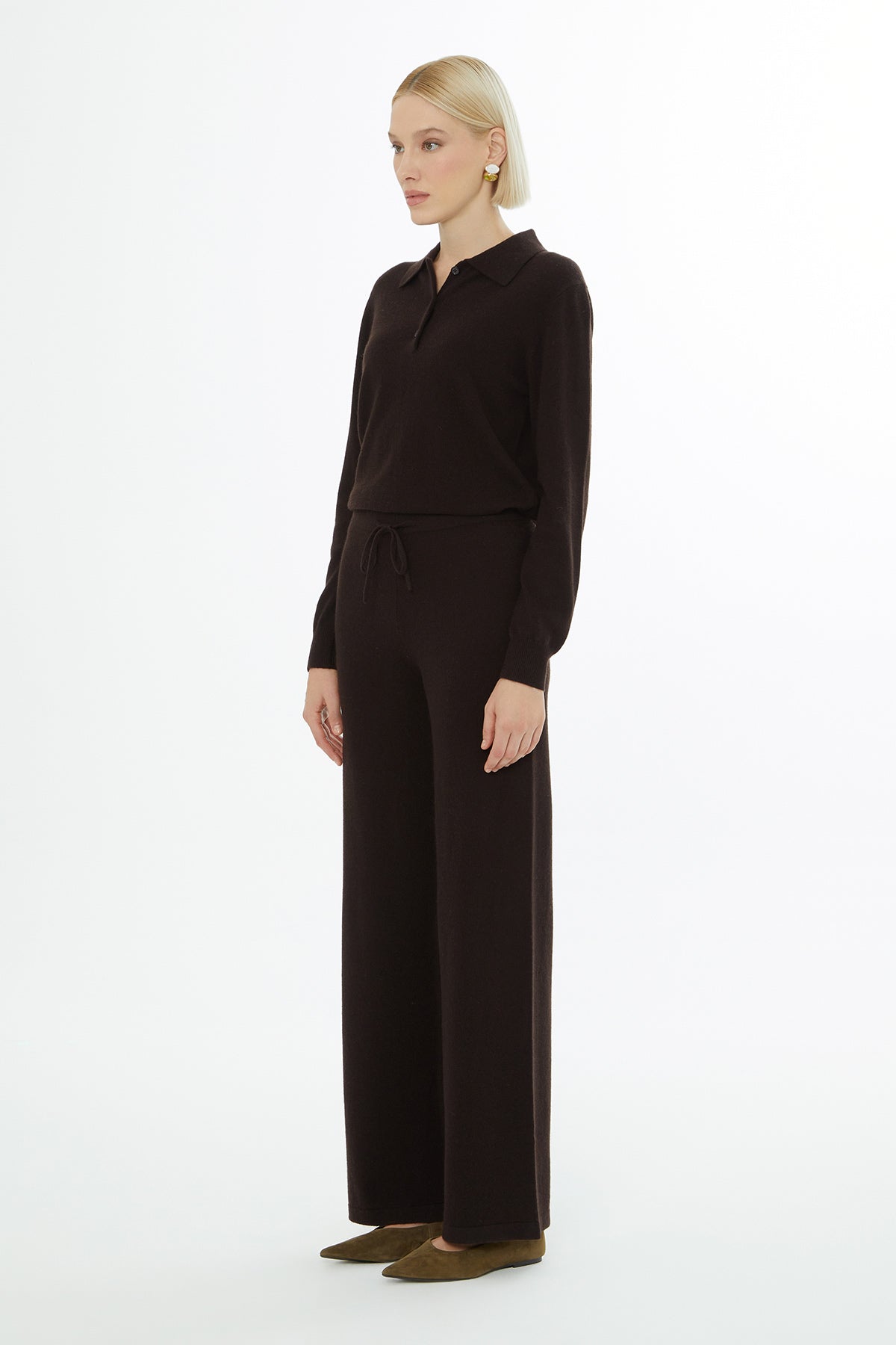 Black Knitwear Trousers