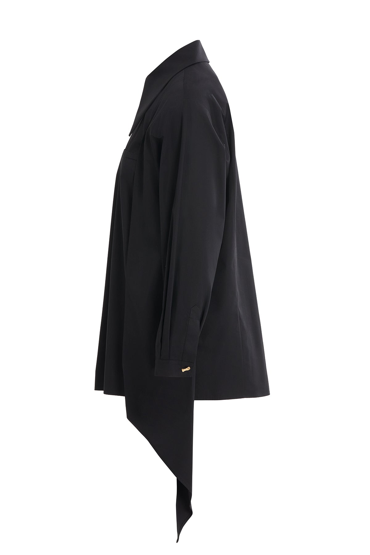 Black Shirt with Front Cuffs