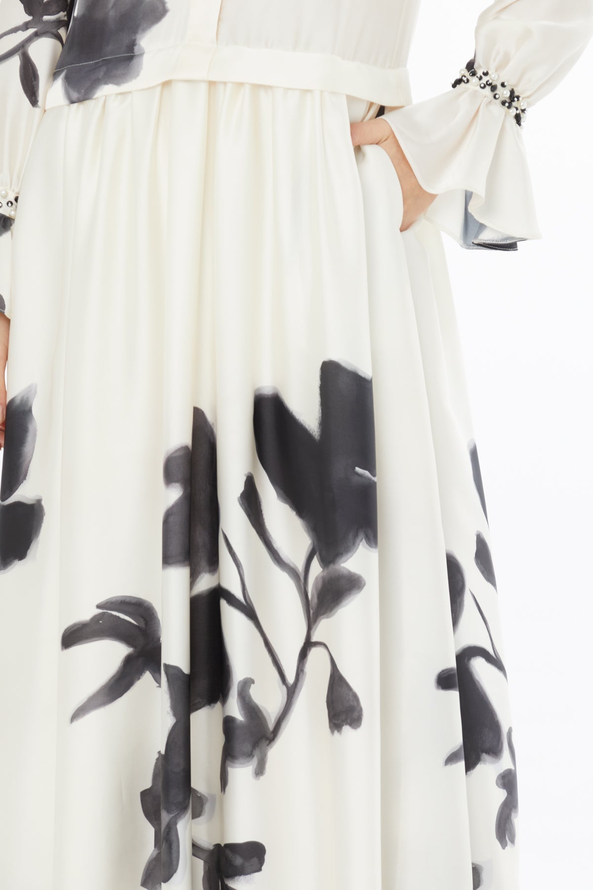 Shirt-Printed Maxi Dress