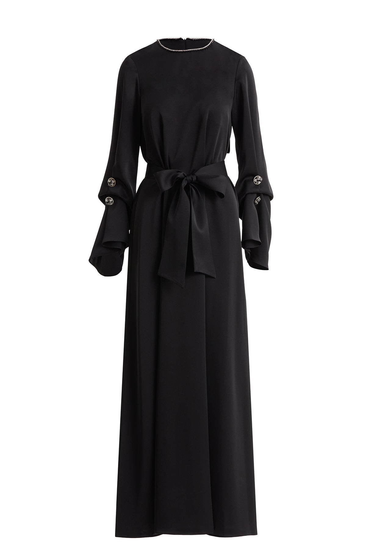 Dress with Detachable Belt