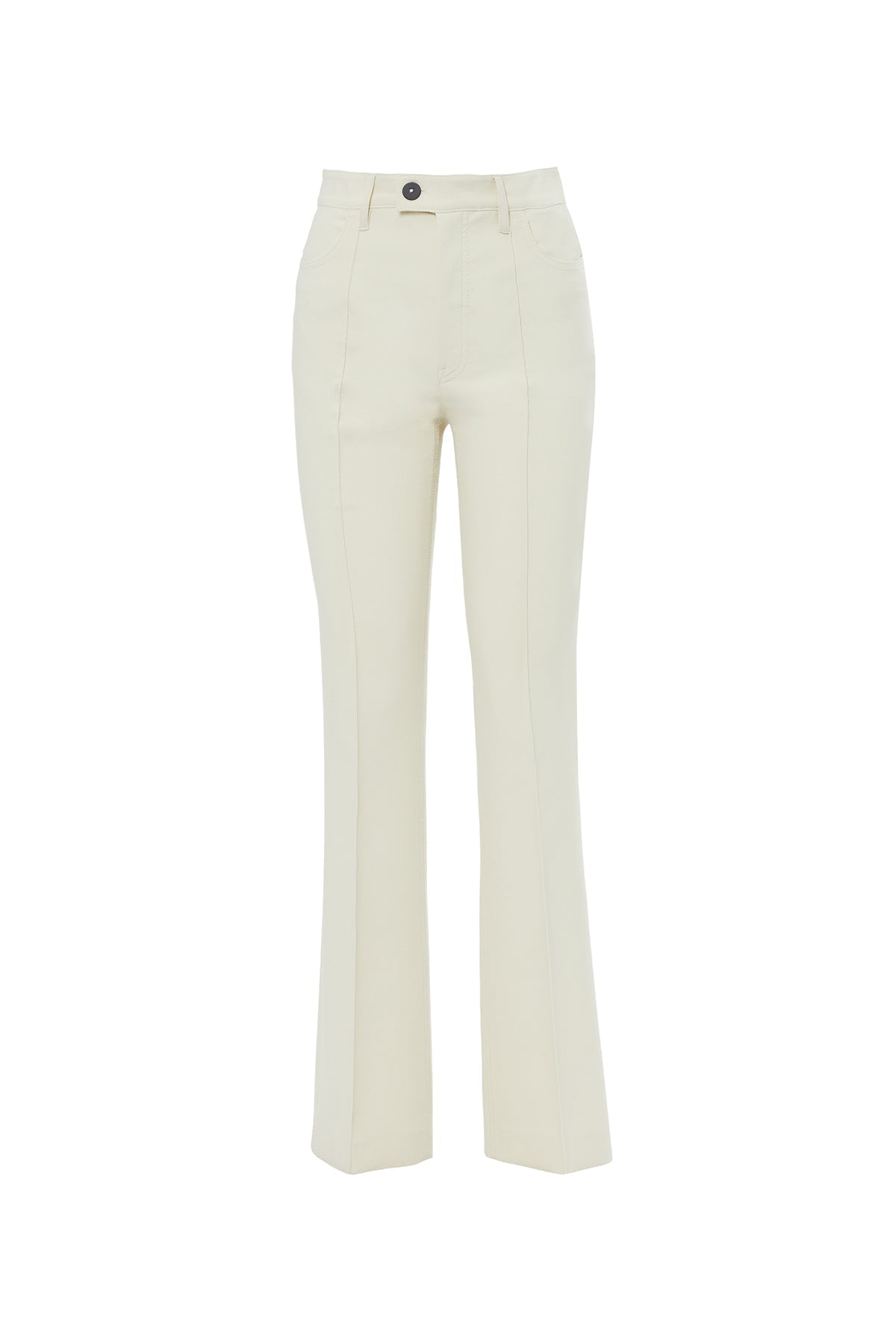 Ecru Ribbed Stitch Trousers