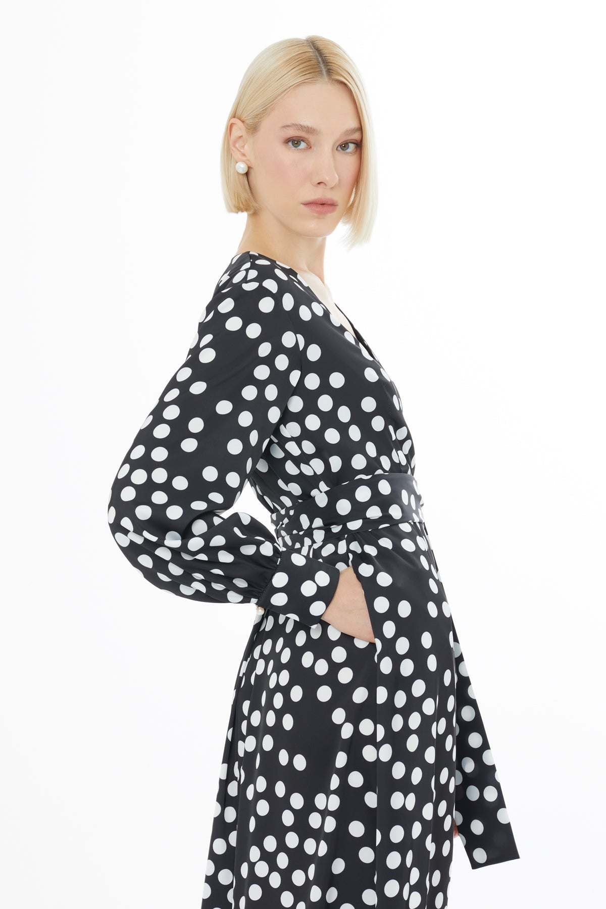 Polka Dot Maxi Dress