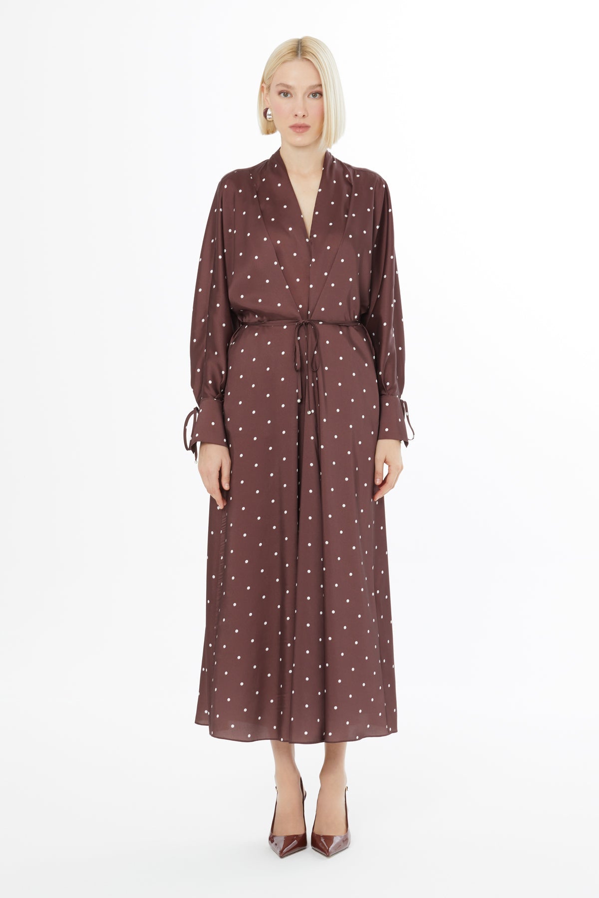 Polka Dot Midi Dress