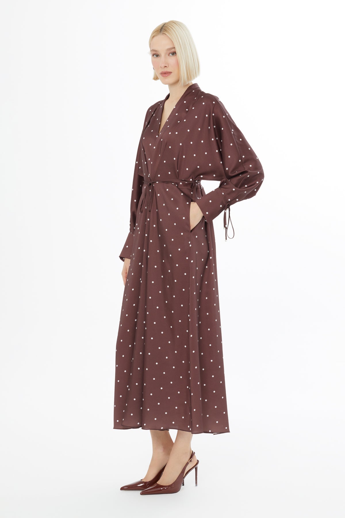 Polka Dot Midi Dress