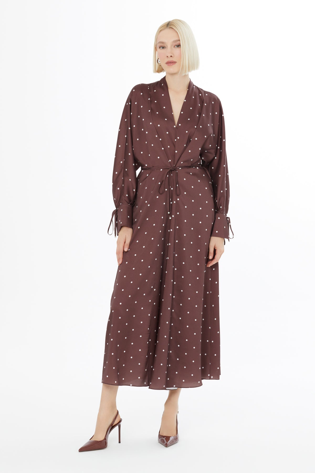 Polka Dot Midi Dress