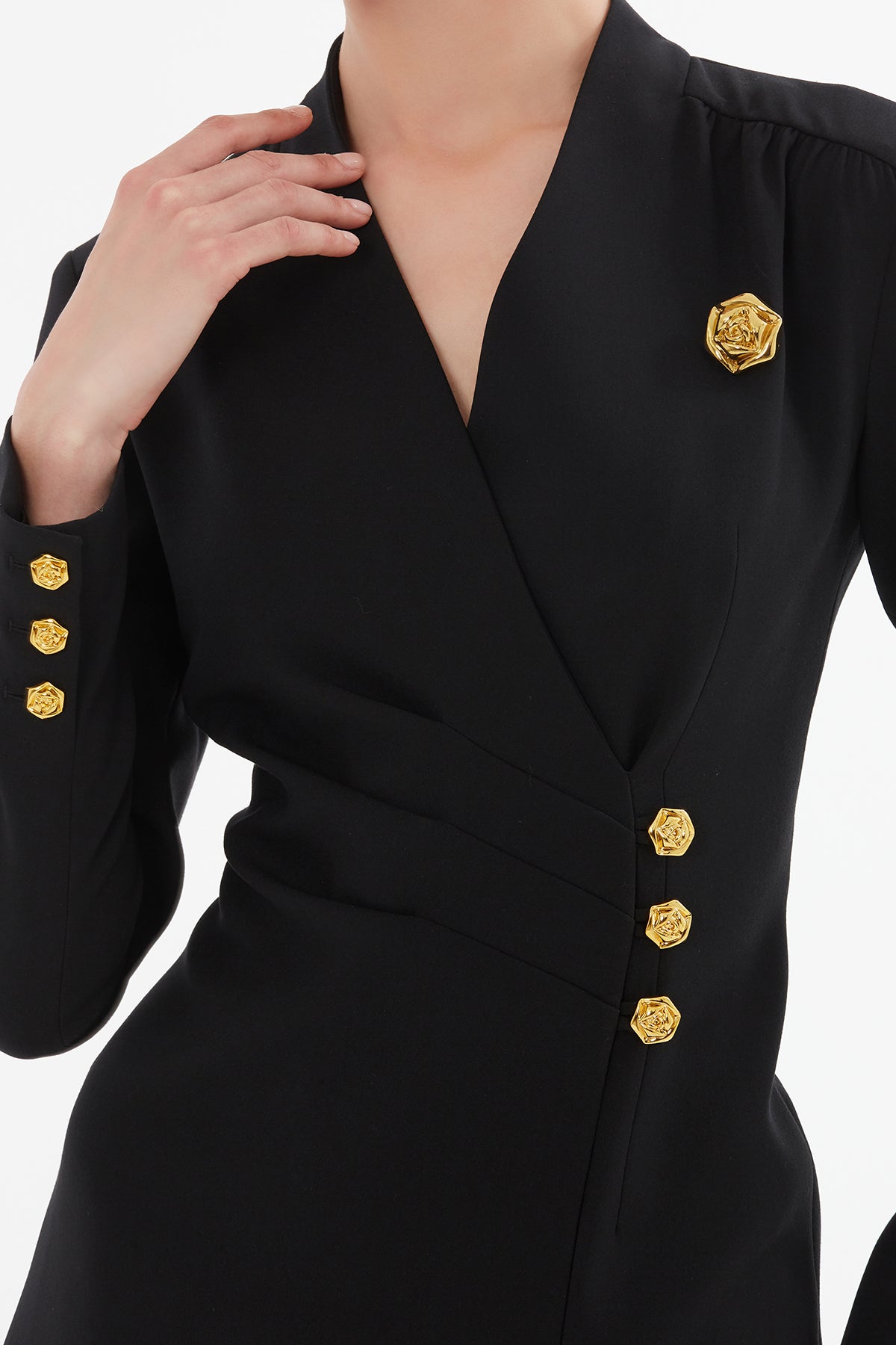 Wrap Dress with Front Slit N