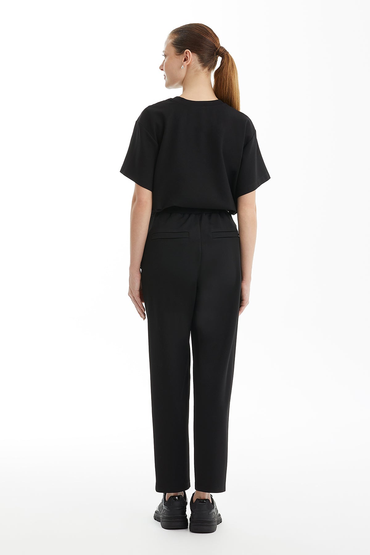Black Hardware Pocket Track Pants