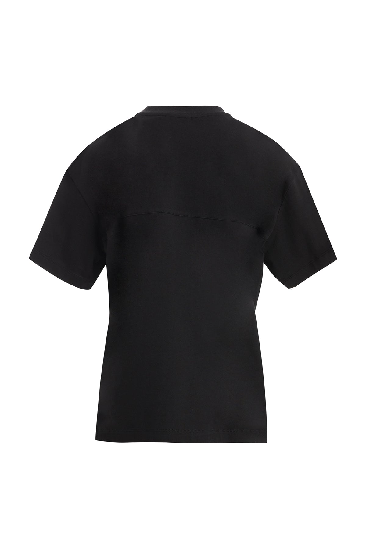 Black Stone-Trim Detail T-Shirt
