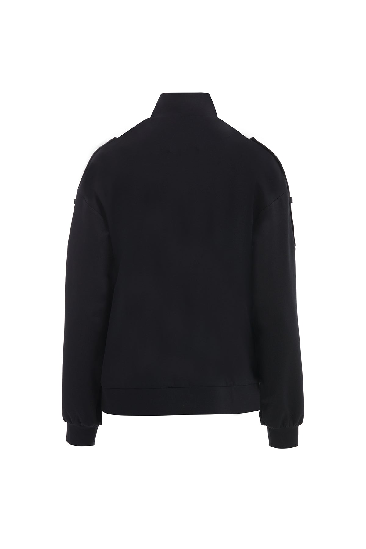 Black Raised Embroidery Jacket