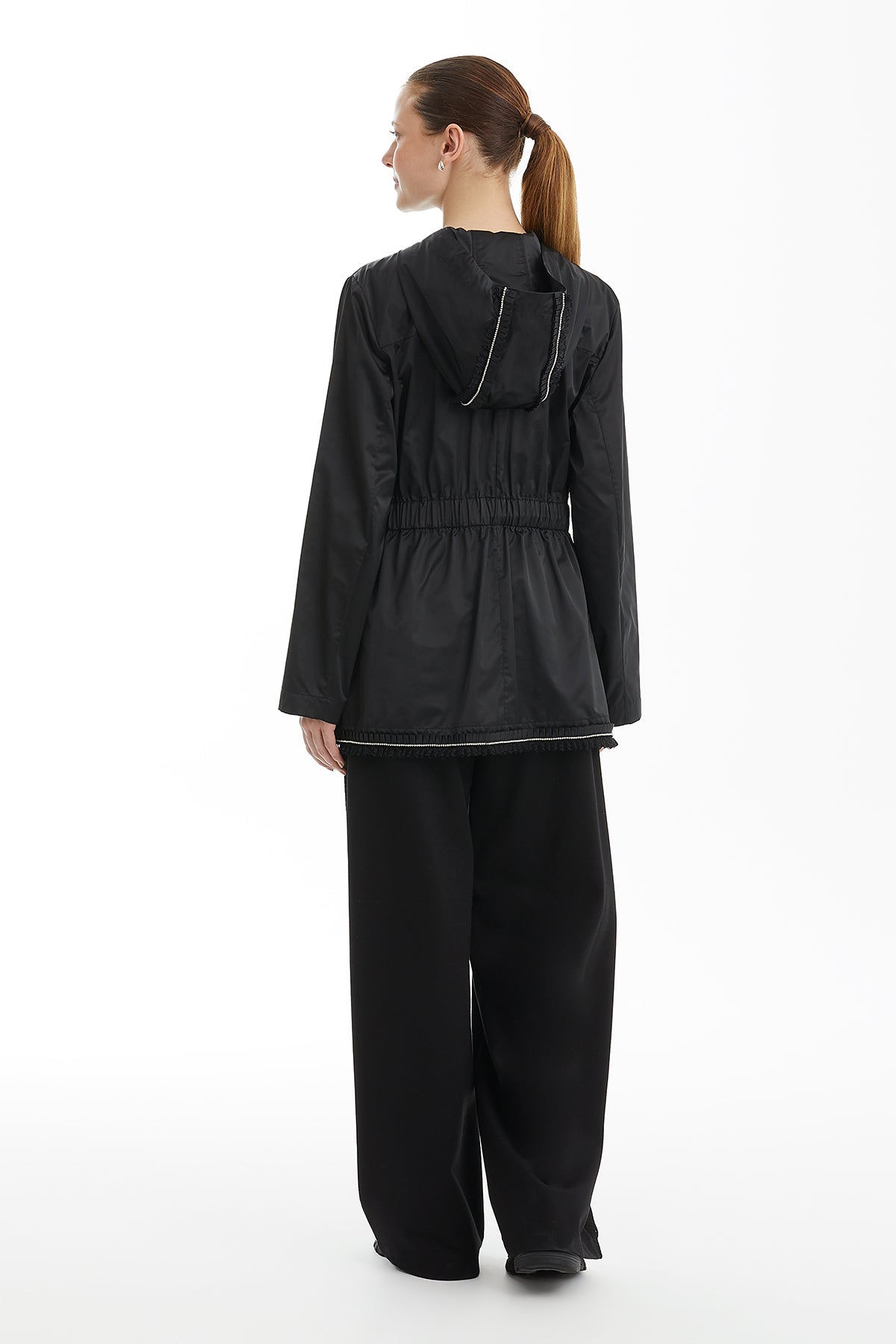 Black Stone Accessory Detail Jacket