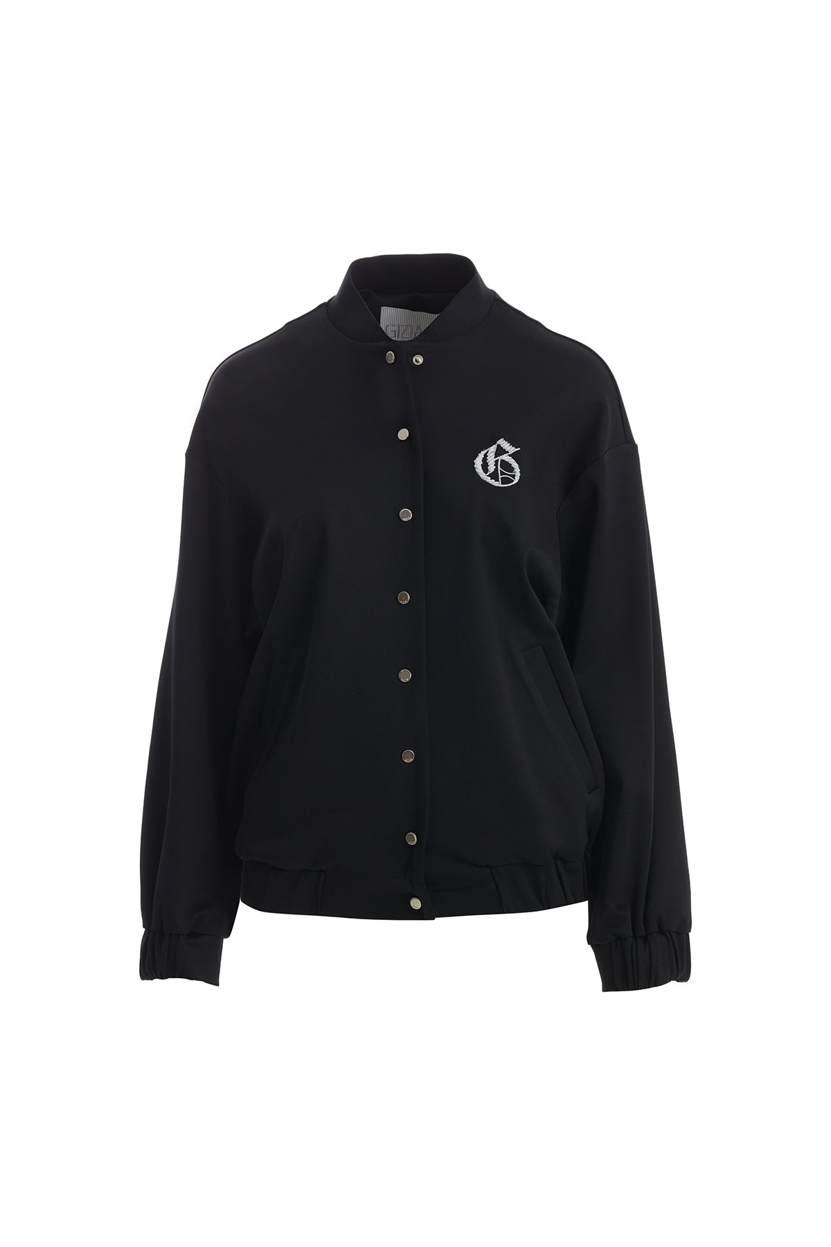 Black Embroidered Jacket with Bead Embellishment
