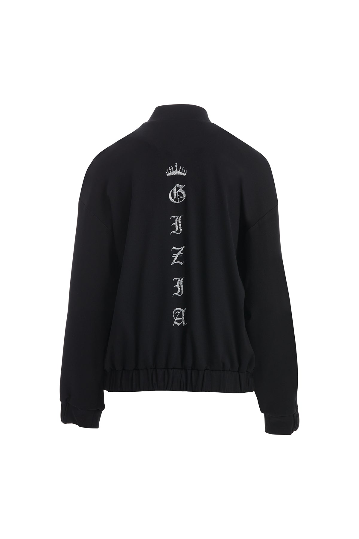 Black Embroidered Jacket with Bead Embellishment