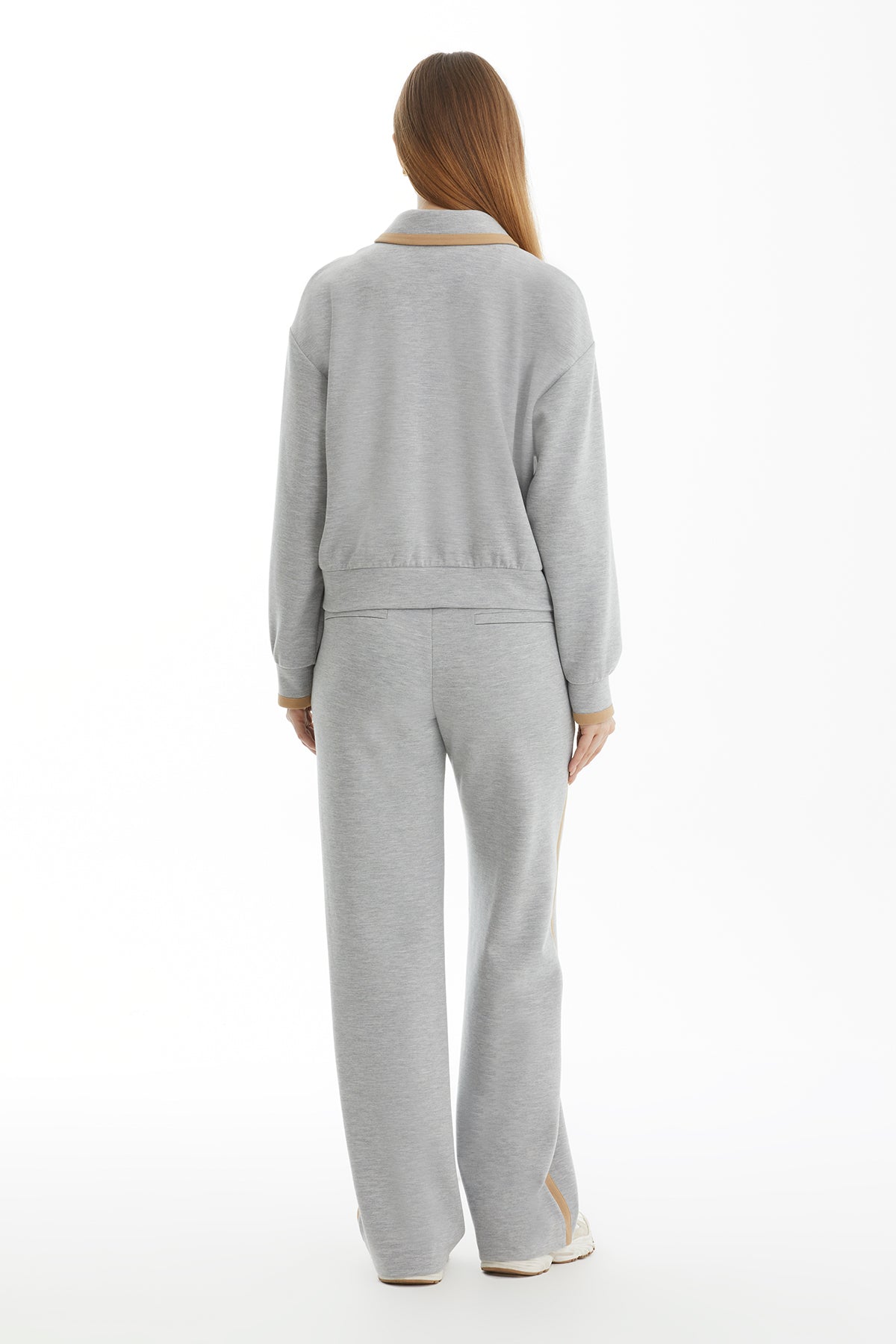 Grey Tracksuit with Trim Detail