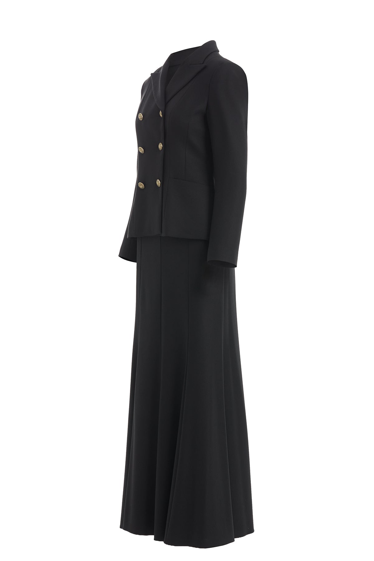 Black Mermaid Skirt Set