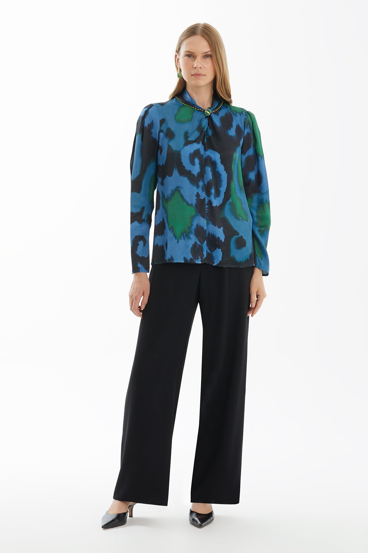 Blouse with Embroidery Detail