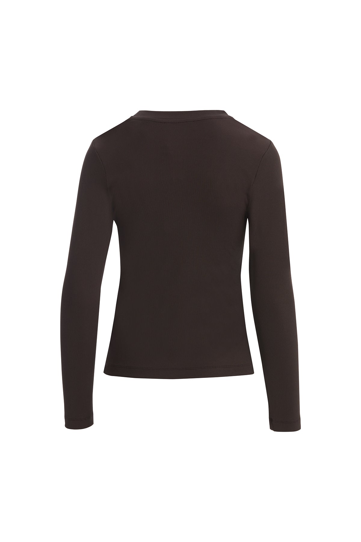 Brown Blouse with Bead Embroidery Detail