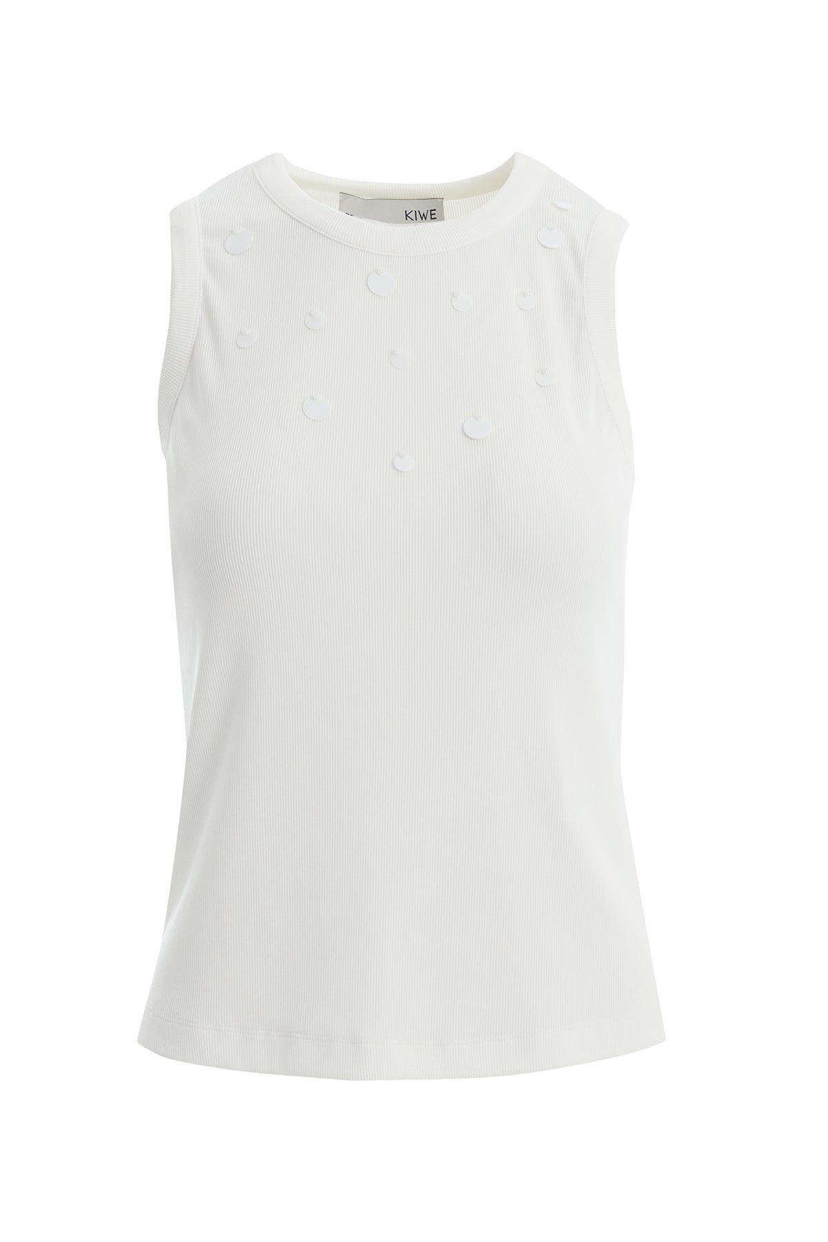 Ecru Sequin Detail Camisole