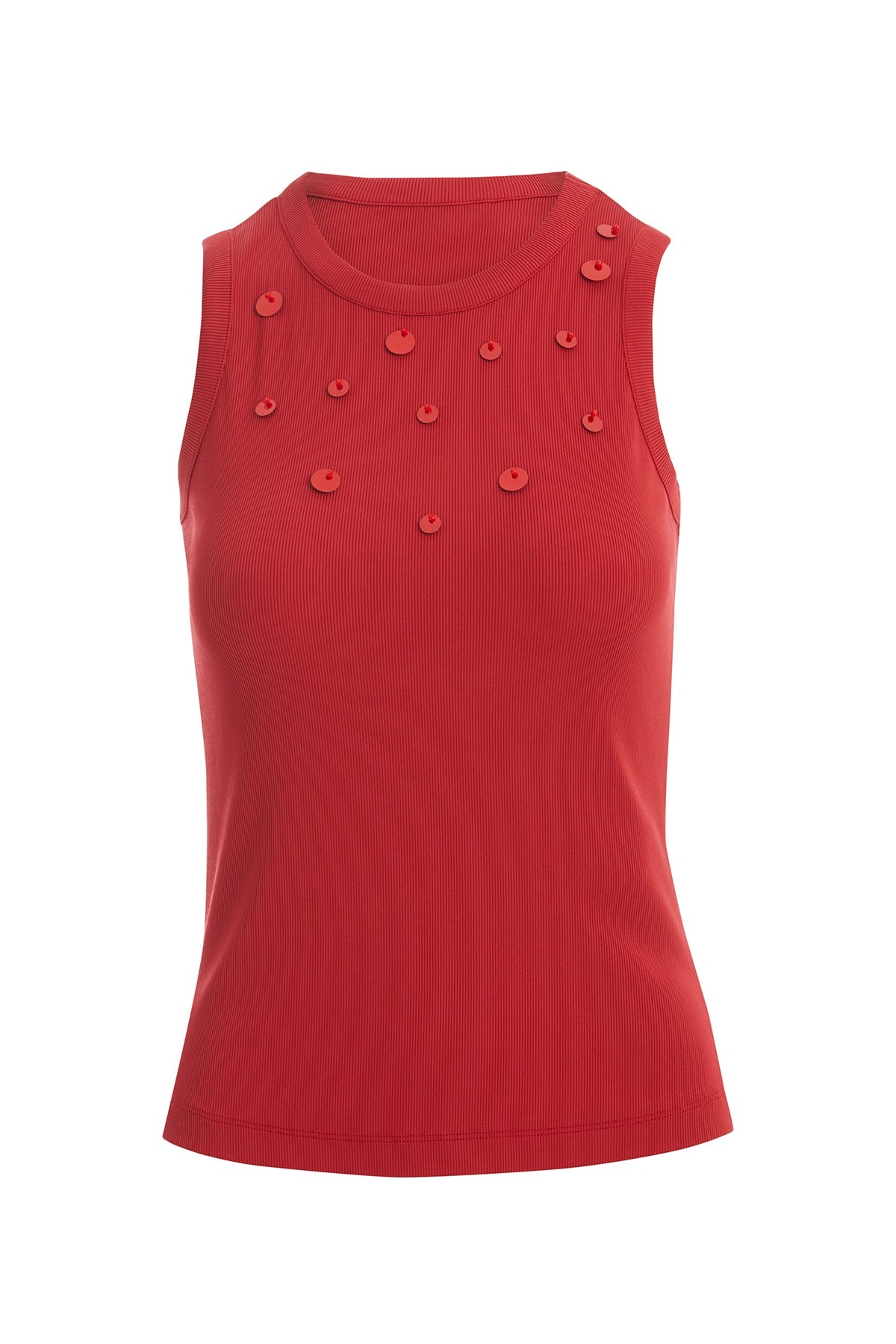 Red Sequin Detail Camisole