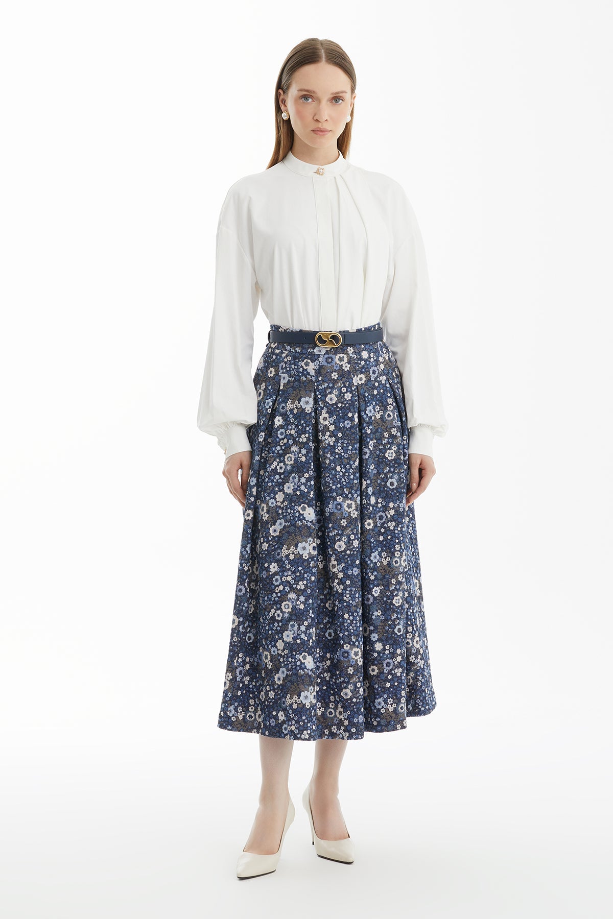 Floral Pattern Skirt