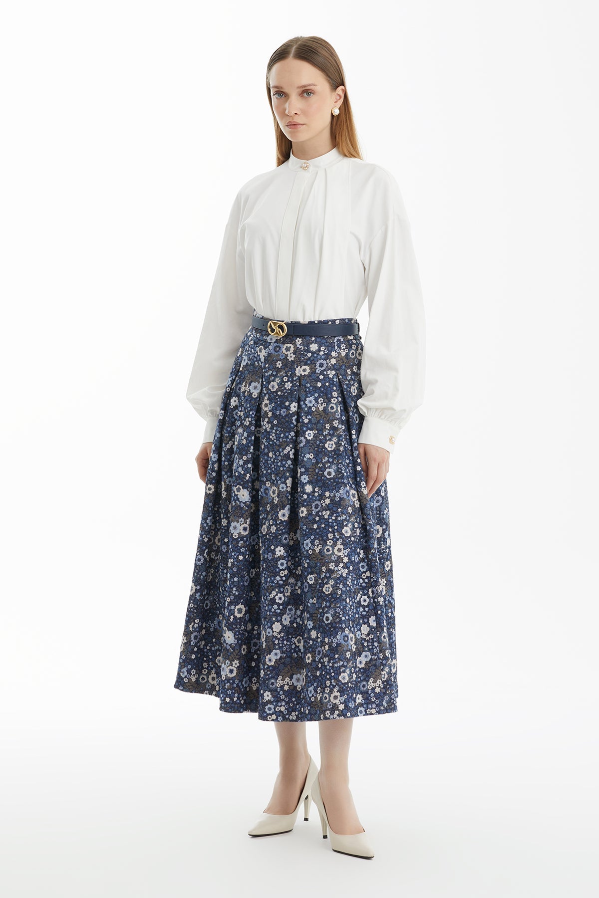 Floral Pattern Skirt