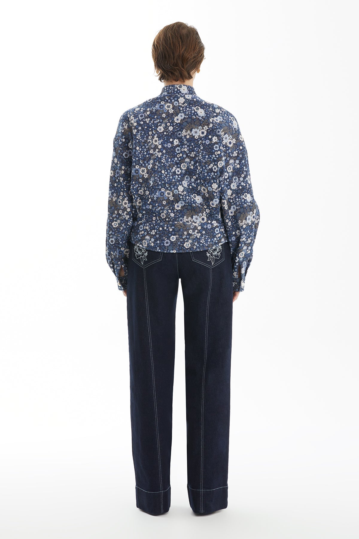 Floral Print Bomber Jacket