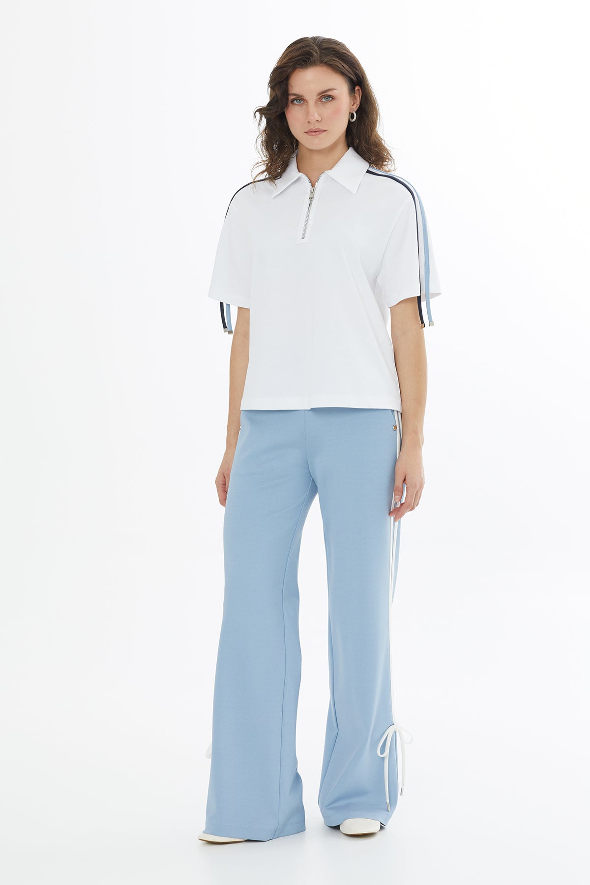 White Tie Detail T-Shirt