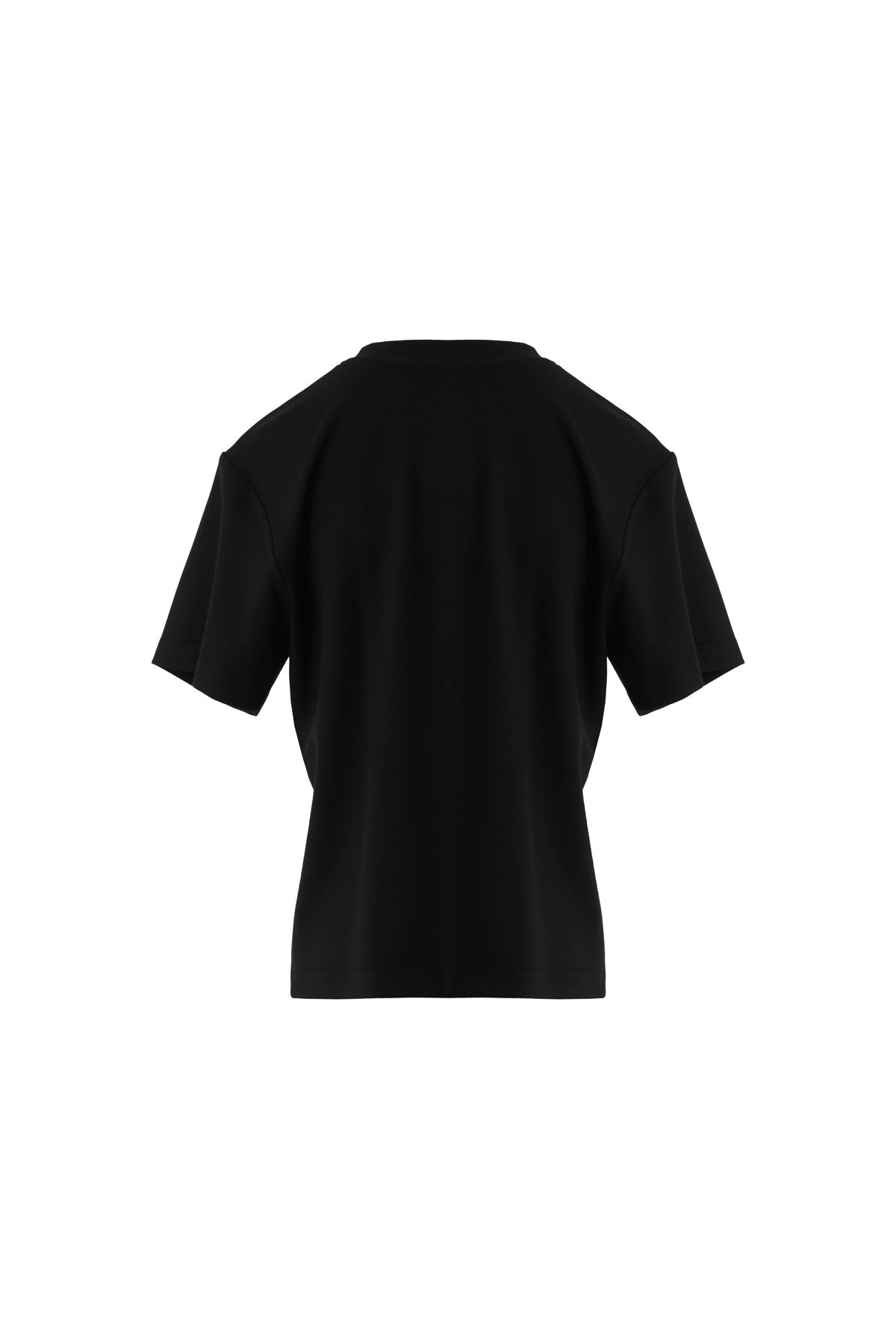 Black Embroidered Detail T-Shirt