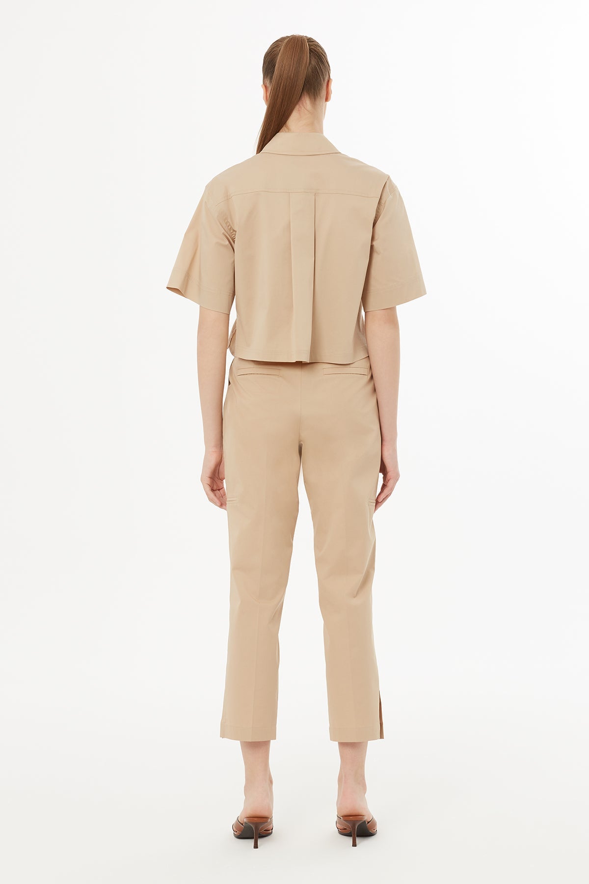 Brown Short Sleeve Shirt