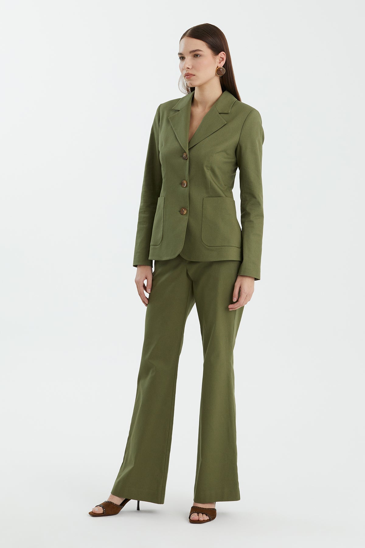 Green Fitted Jacket