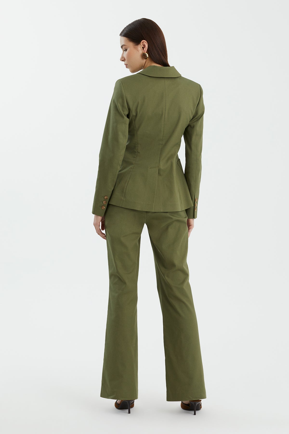 Green Fitted Jacket