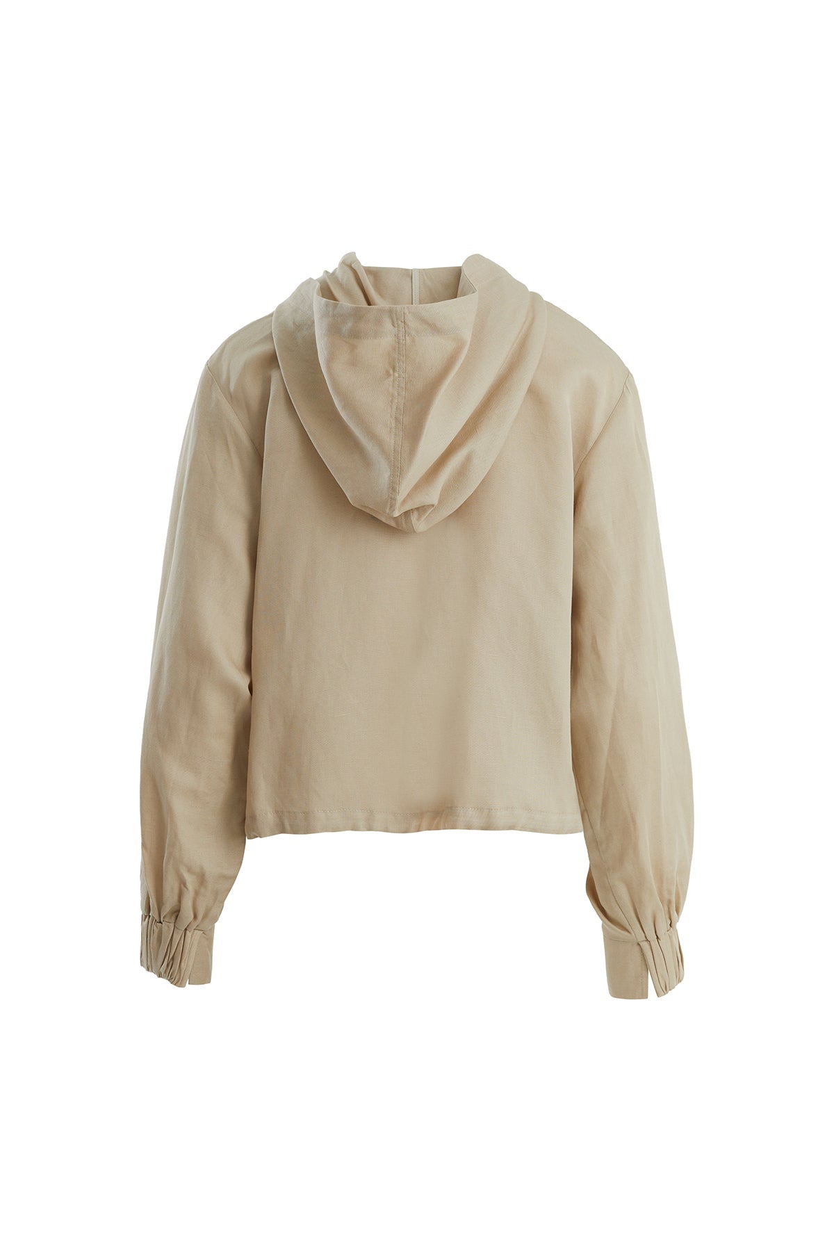 Beige Logo Detail Sweatshirt