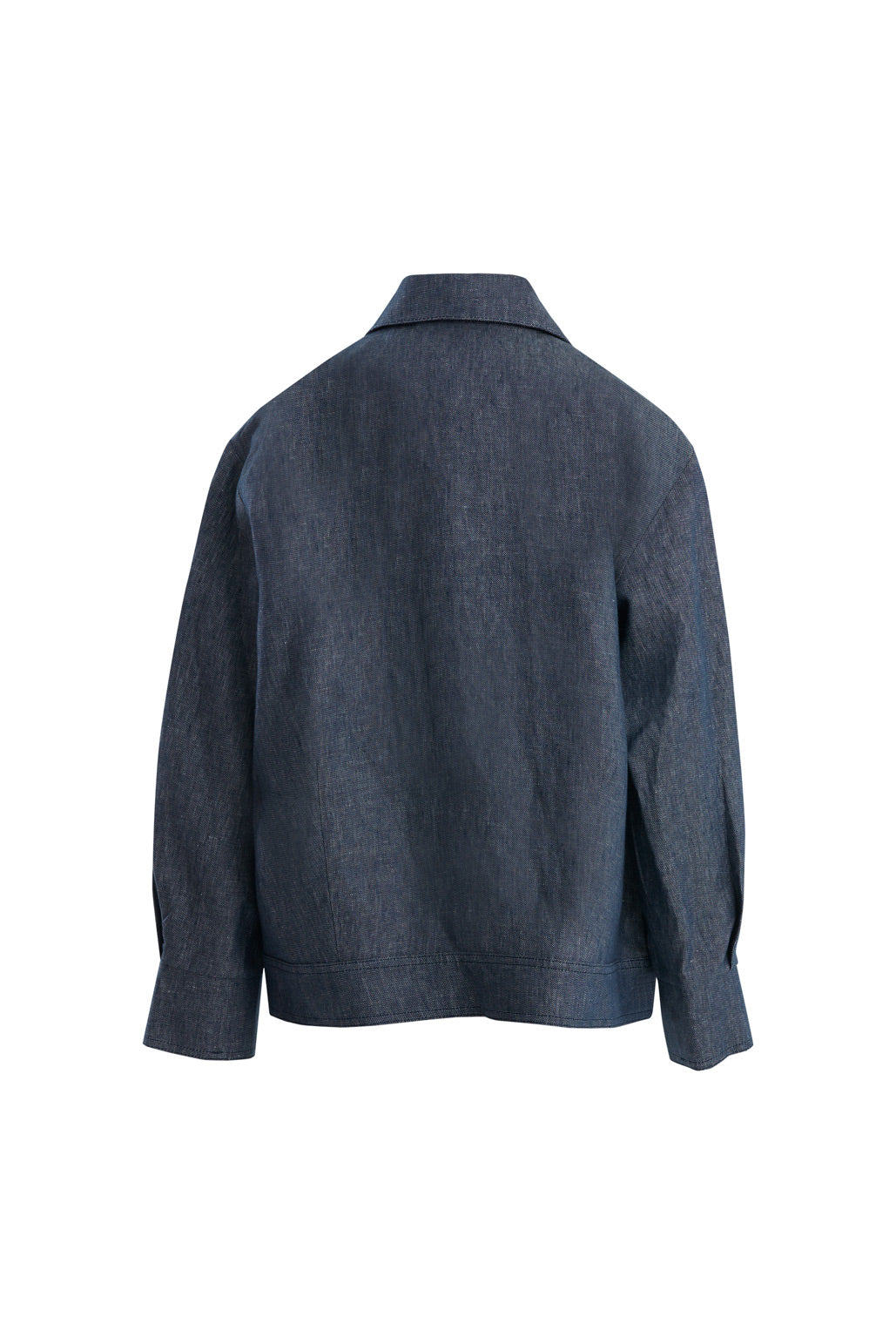 Blue Gold Accessory Linen Jacket