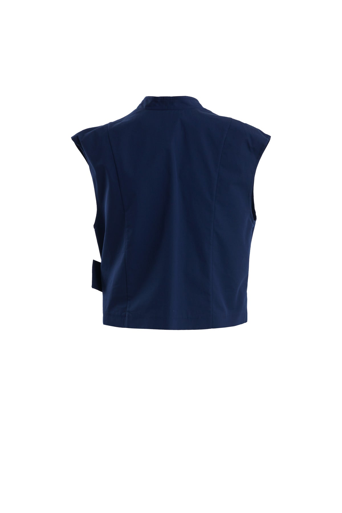 Dark Navy Buckle Detail Vest
