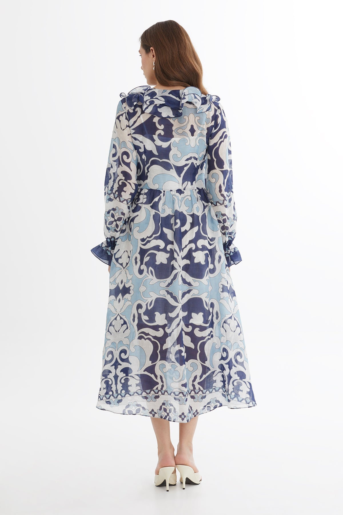 Lace-Up Detail Dress