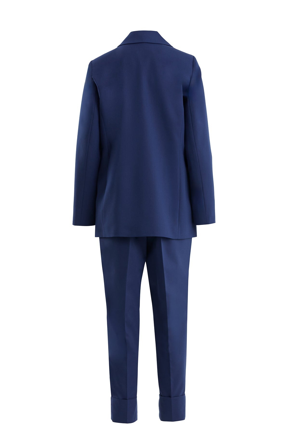 Dark Navy Single-Button Blazer Suit