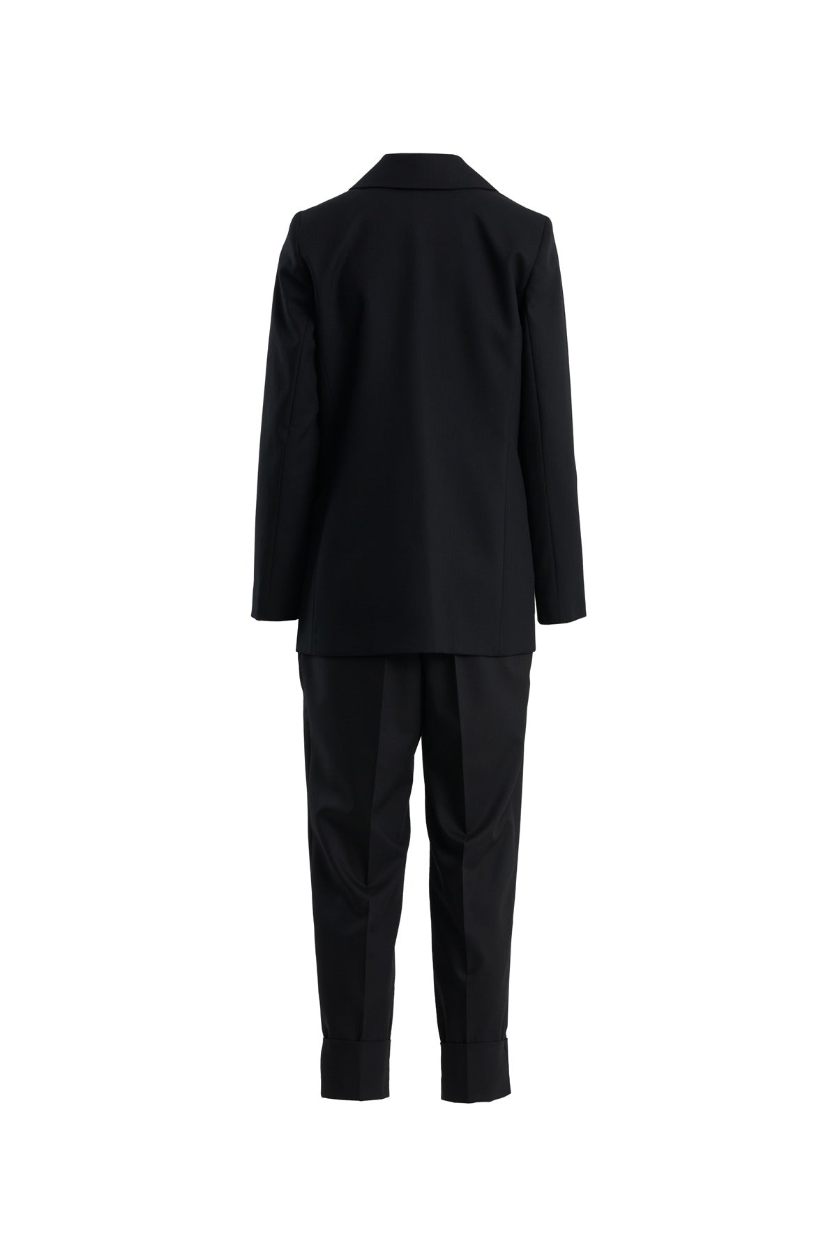 Black Single-Button Blazer Suit