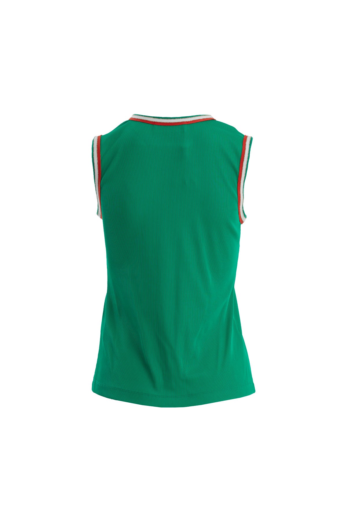Green Metal Accent Detail Blouse