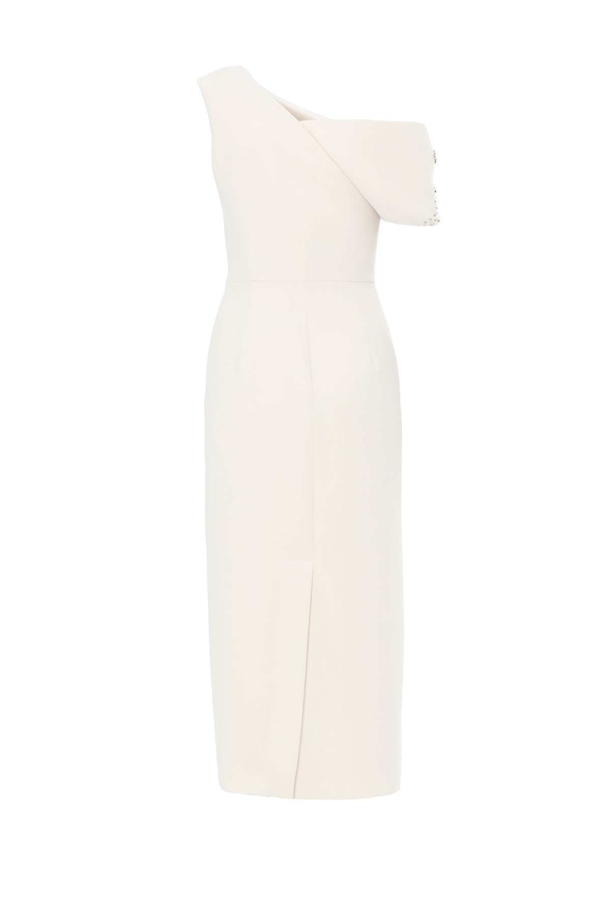 Beige Beaded Embellished Maxi Dress N